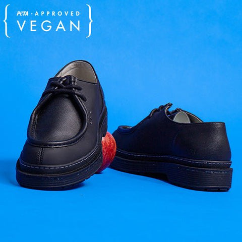Black apple leather RANDO derby