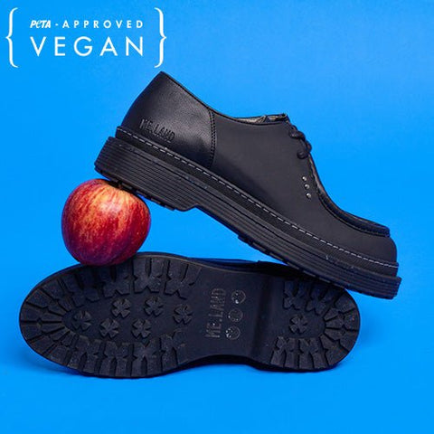 Black apple leather RANDO derby