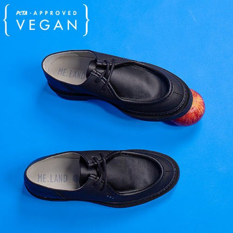 Black apple leather RANDO derby