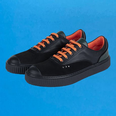 Bright black MEAKER sneaker