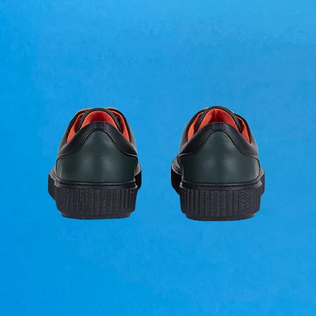 Bright black MEAKER sneaker