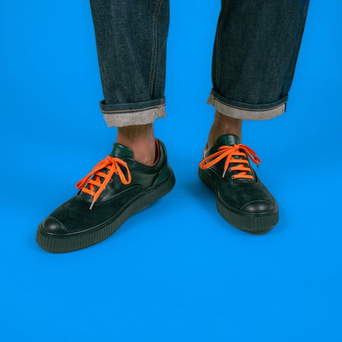 Bright black MEAKER sneaker