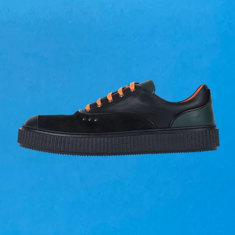 Bright black MEAKER sneaker