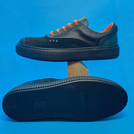 Bright black MEAKER sneaker