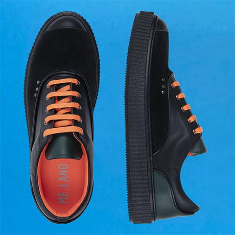 Bright black MEAKER sneaker