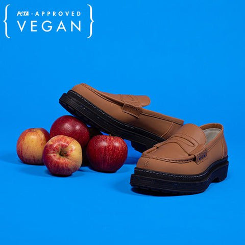Cognac apple leather Loafer