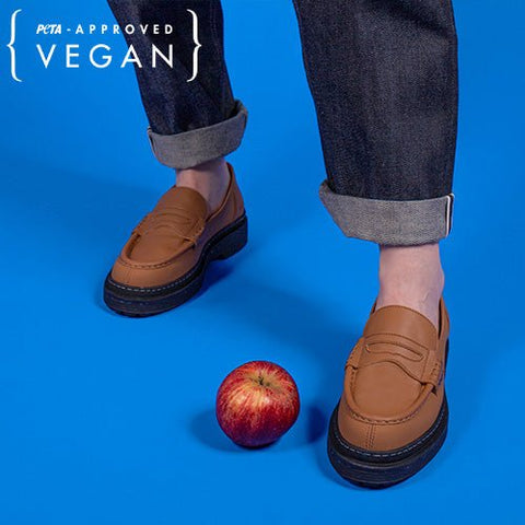 Cognac apple leather Loafer