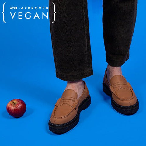 Cognac apple leather Loafer