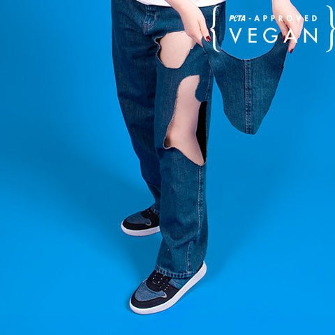 EVAN Upcycled Denim Sneakers
