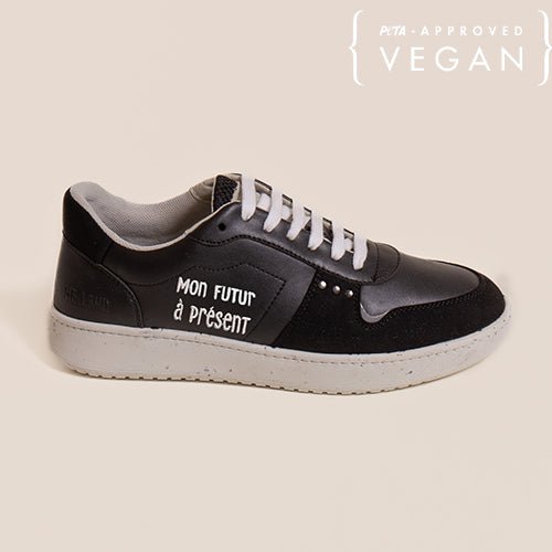 EVAN vegan and recycled black sneaker ME.LAND x Emma Daumas - ME.LAND