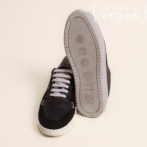 EVAN vegan and recycled black sneaker ME.LAND x Emma Daumas