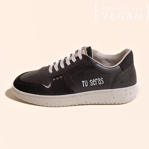 EVAN vegan and recycled black sneaker ME.LAND x Emma Daumas