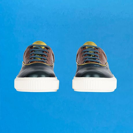 Metallic multi peacock MEAKER sneaker