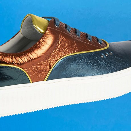 Metallic multi peacock MEAKER sneaker