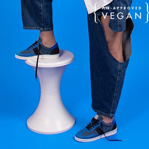 VIVACE upcycled denim sneaker