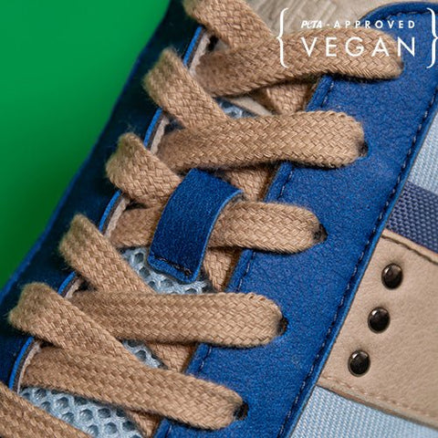 VIVACE Baskets vegan et recyclées ciel et bleu