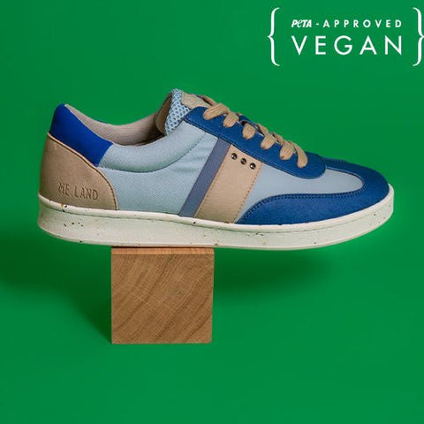 VIVACE Baskets vegan et recyclées ciel et bleu