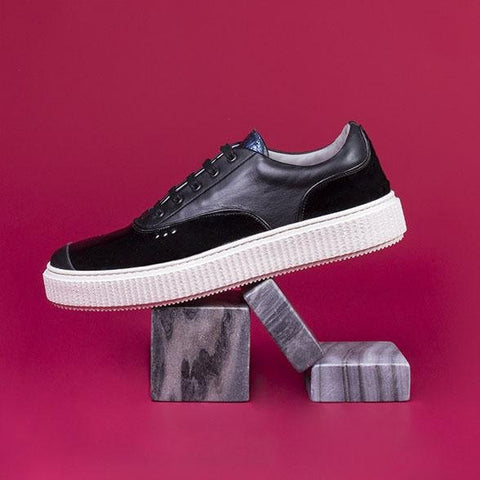 Black patent MEAKER sneaker