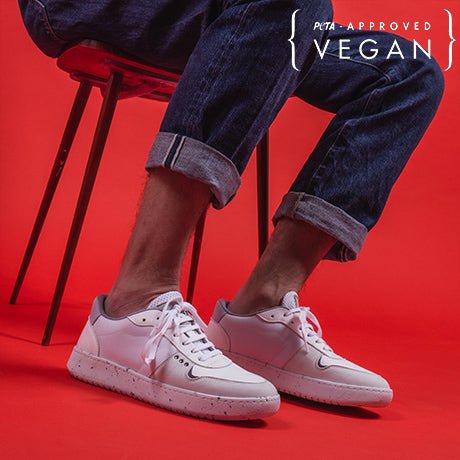 EVAN baskets vegan et recyclées en blanc