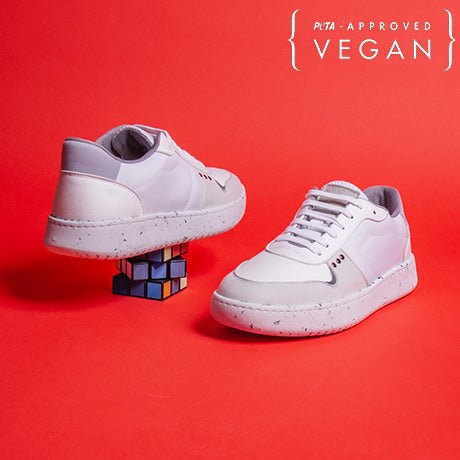 EVAN vegan and recycled sneaker in white