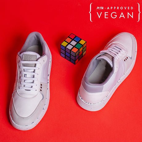 EVAN baskets vegan et recyclées en blanc