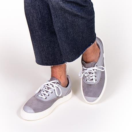 Baskets MEAKER en daim gris