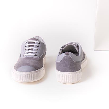 Baskets MEAKER en daim gris
