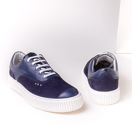 Navy suede MEAKER sneaker
